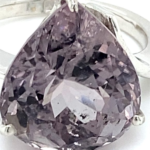 Purple Tourmaline 11.15ct Solid 18K Gold Ring - Picture 9 of 9